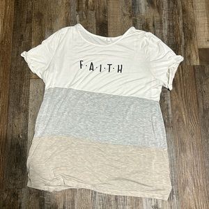 Friends themed “faith” shirt